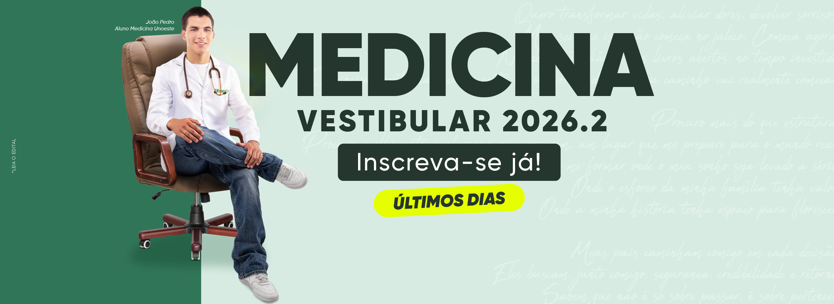 Vestibular 2026.2 - Vestibular de Medicina